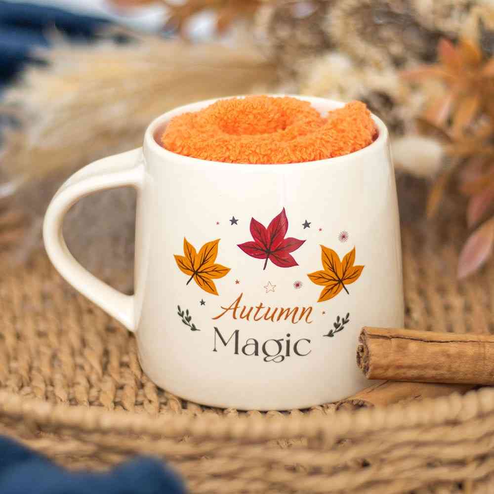 Something Different - Autumn Magic Mug & Socks Set - Multicolours